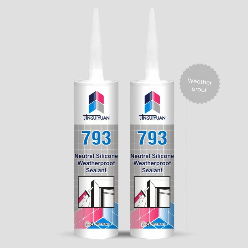Sellador de silicona neutra 793, ideal para reformas y decoración interior.