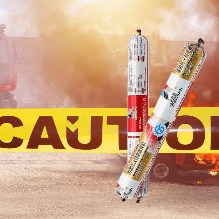 Topsen 119 fire-resistant silicone sealant for high-temperature protection