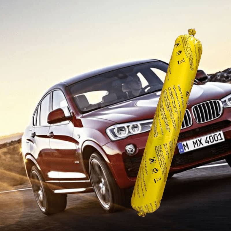 Topsen PU Sealant – A high-strength polyurethane adhesive designed for automotive windshield bonding and repair.