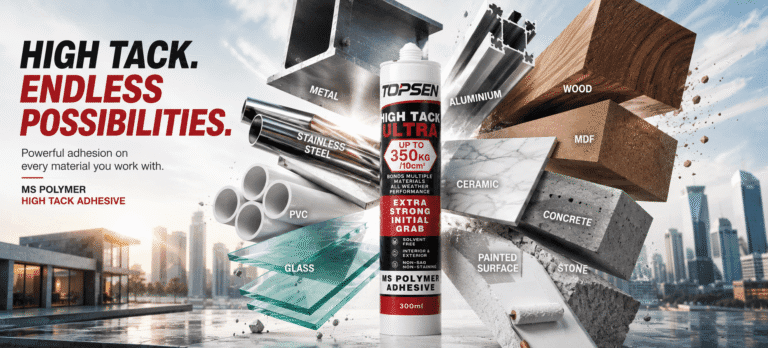 ms polymer high tack adhesive instant bonding glue